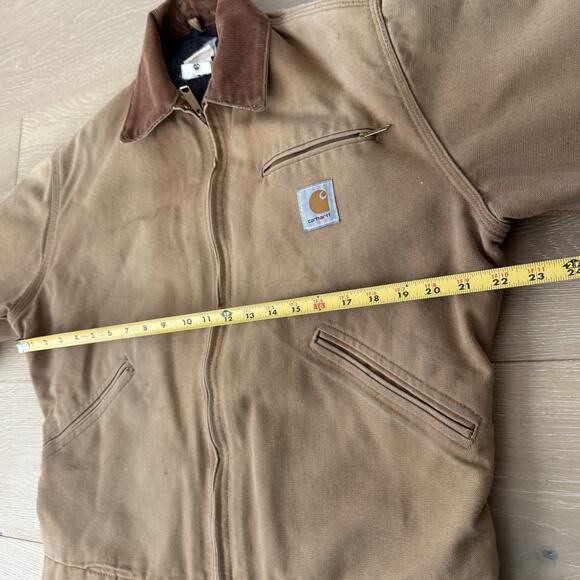 Vintage 90s Y2K Carhartt Made in USA Detroit Blanket Jacket Size 40 Regular - Picture 7 of 10